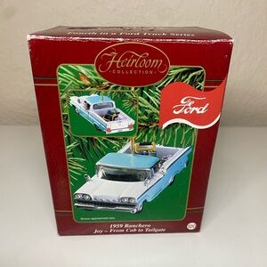 1959 Ford Ranchero Joy From Cab To Tailgate Ornament Carlton Cards Heirloom